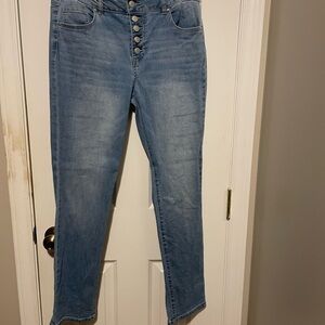 d. jeans High Rise Blue Slim Fit